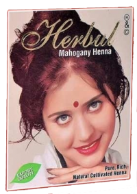 Хна для волос Herbul Mahogаny МАХАГОНИ