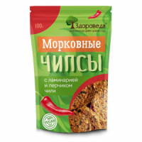 Морковные чипсы с перчиком чили